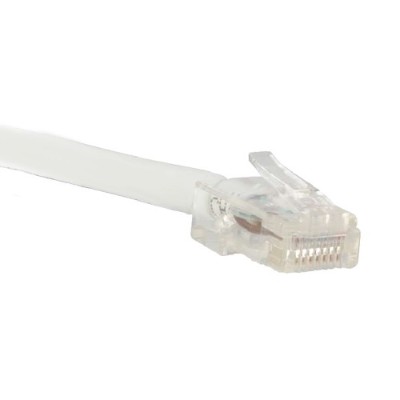 ENET Solutions C6 WH NB 6 ENC Cat6 White 6 Foot Non Booted No Boot UTP High Quality Network Patch Cable RJ45 to RJ45 6Ft