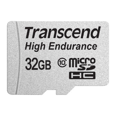 Transcend TS32GUSDHC10V High Endurance - Flash memory card (microSDHC to SD adapter included) - 32 GB - Class 10 - SDHC Transcend TS32GUSDHC10V High Endurance - Flash memory card (microSDHC to SD adapter included) - 32 GB - Class 10 - SDHC