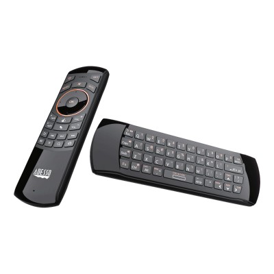Adesso WKB-4030UB SlimTouch 4030 - Keyboard mouse and remote control set - wireless - 2.4 GHz - black Adesso WKB-4030UB SlimTouch 4030 - Keyboard mouse and remote control set - wireless - 2.4 GHz - black