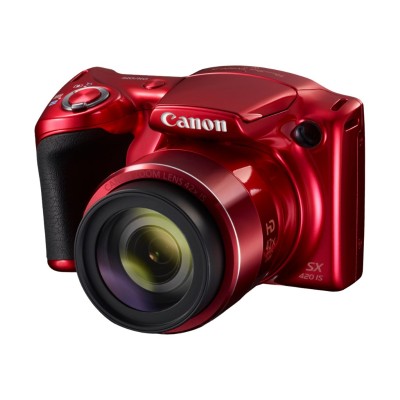 Canon 1069C001 PowerShot SX420 IS Digital camera compact 20.0 MP 720p 25 fps 42x optical zoom Wi Fi NFC red
