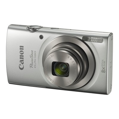 Canon 1093C001 PowerShot ELPH 180 Digital camera compact 20.0 MP 720p 25 fps 8x optical zoom silver