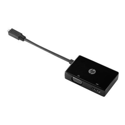 HP Inc. K8E31AA Video audio adapter HDMI VGA micro HDMI M to HD 15 HDMI F for Pro 10 EE G1 408 G1 Pro Slate 10 EE G1 Pro Tablet 10 EE G1 408