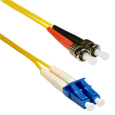 ENET Solutions STLC-SM-4M-ENC ST to LC 4 meter OS1 9/125 Yellow Duplex Single-mode PVC Fiber Optic Patch/Jumper Cable ENET Solutions STLC-SM-4M-ENC ST to LC 4 meter OS1 9/125 Yellow Duplex Single-mode PVC Fiber Optic Patch/Jumper Cable
