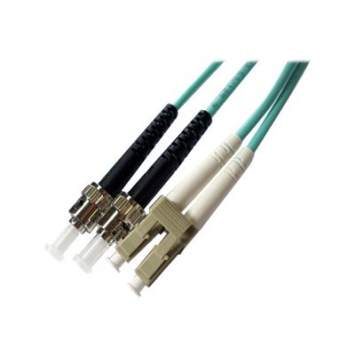 Axiom Memory LCSTOM4MD2M AX Patch cable ST multi mode M to LC multi mode M 6.6 ft fiber optic 50 125 micron OM4 aqua