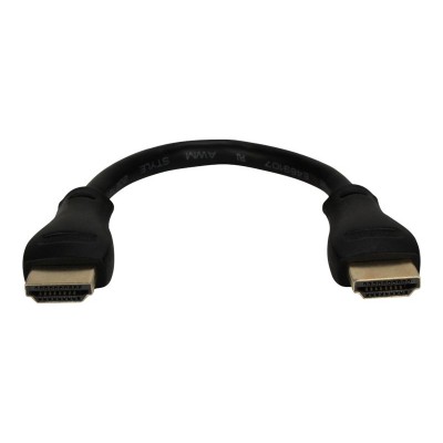 QVS HDG 0.5F High Speed HDMI with Ethernet cable HDMI M to HDMI M 5.9 in shielded 4K support