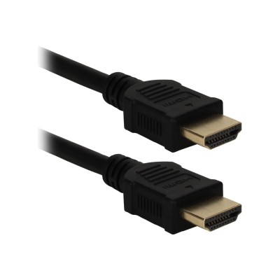 QVS HDG 3MC High Speed HDMI with Ethernet cable HDMI M to HDMI M 10 ft shielded black 4K support