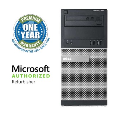 Dell OLDEL990/3.1CI5M OptiPlex 990 Intel Core i5-2400 Quad-Core 3.10GHz Minitower Desktop - 4GB RAM 500GB HDD Gigabit Ethernet - Refurbished Dell OLDEL990/3.1CI5M OptiPlex 990 Intel Core i5-2400 Quad-Core 3.10GHz Minitower Desktop - 4GB RAM 500GB HDD Gigabit Ethernet - Refurbished