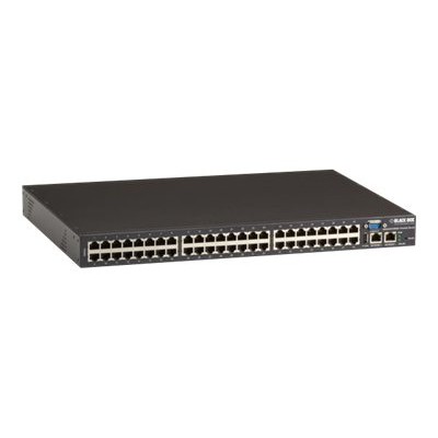 Black Box LES1448A Advanced Cellular Console server 48 ports 10Mb LAN 100Mb LAN RS 232 PPP WWAN 1U rack mountable