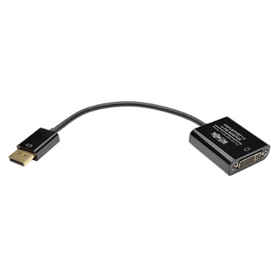 TrippLite P134 06N DVI V2 6in DisplayPort to DVI Adapter Active Converter M F DPort 1.2 6 Display adapter DVI D F to DisplayPort M 6 in active bla