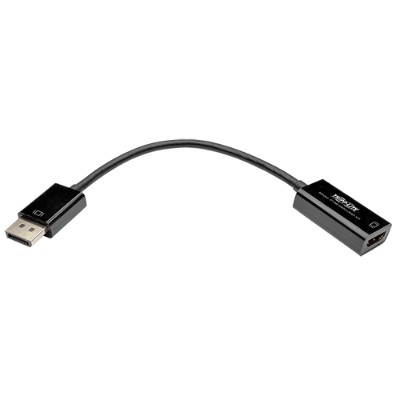TrippLite P136 06N UHD V2 6in DisplayPort to HDMI Adapter Converter 4K x 2K @ 24 30Hz Active UHD DP to HDMI M F DPort 1.2 6 Video adapter DisplayPort HDMI
