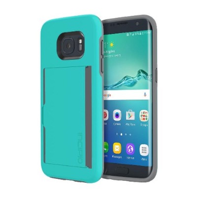 Incipio SA 724 TEL Stowaway Credit Card Case with Integrated Stand for Samsung Galaxy S7 Teal