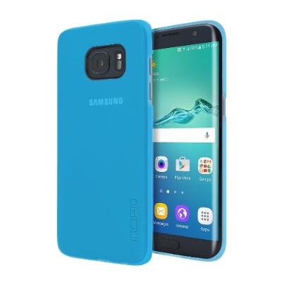 Incipio SA 741 BLU feather Pure Ultra Thin Clear Snap On Case for Samsung Galaxy S7 edge Blue