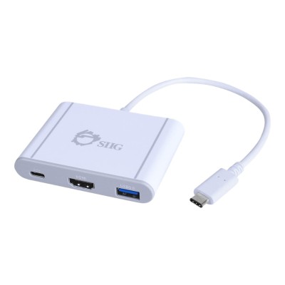 SIIG JU H30512 S1 Multi Task External video adapter USB 3.1 HDMI gray white