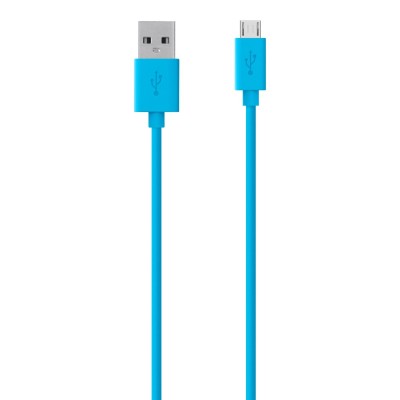 Belkin F2CU012BT04 BLU MIXIT USB cable Micro USB Type B M to USB M USB 2.0 4 ft blue