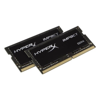 Kingston HX424S14IBK2 32 HyperX Impact DDR4 32 GB 2 x 16 GB SO DIMM 260 pin 2400 MHz PC4 19200 CL14 1.2 V unbuffered non ECC