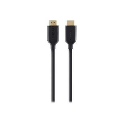 Belkin F3Y021 06 High Speed HDMI Cable with Ethernet HDMI with Ethernet cable HDMI M to HDMI M 7 ft black