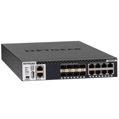 NetGear XSM4316S 100NES ProSAFE M4300 8X8F Switch L3 managed 8 x 10 100 1000 10000 8 x 10 Gigabit SFP rack mountable