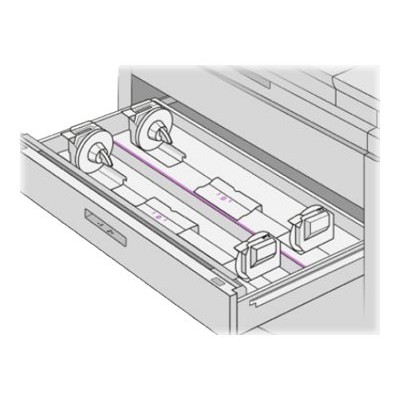 HP Inc. CZ318A Media drawer and tray - 2 rolls in 1 tray(s) - for PageWide XL 4000 MFP 4500 MFP 5000 MFP 8000 HP Inc. CZ318A Media drawer and tray - 2 rolls in 1 tray(s) - for PageWide XL 4000 MFP 4500 MFP 5000 MFP 8000