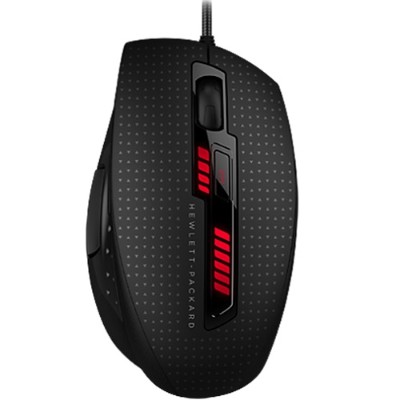 HP Inc. J6N88AA ABL X9000 OMEN Mouse laser 6 buttons wired USB black for OMEN by OMEN X by x360