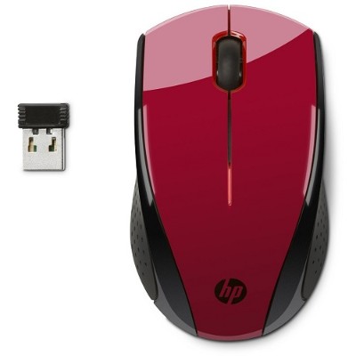 HP Inc. K5D26AA#ABA X3000 Wireless Mouse - Red HP Inc. K5D26AA#ABA X3000 Wireless Mouse - Red