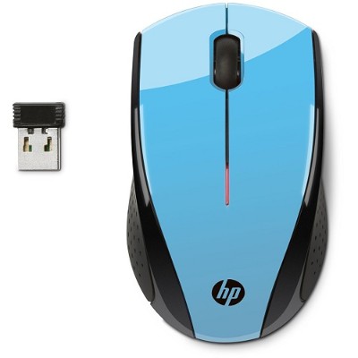 HP Inc. K5D27AA ABL X3000 Mouse optical 3 buttons wireless 2.4 GHz USB wireless receiver blue for OMEN by ENVY x360 Pavilion Pavilion Gaming