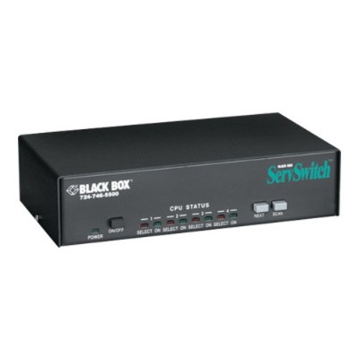 Black Box SW721A-R2 ServSwitch - KVM switch - 2 x KVM port(s) - 1 local user - desktop Black Box SW721A-R2 ServSwitch - KVM switch - 2 x KVM port(s) - 1 local user - desktop