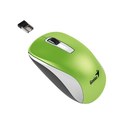 Genius 31030114108 NX-7010 - Mouse - optical - 3 buttons - wireless - 2.4 GHz - USB wireless receiver - metallic green Genius 31030114108 NX-7010 - Mouse - optical - 3 buttons - wireless - 2.4 GHz - USB wireless receiver - metallic green