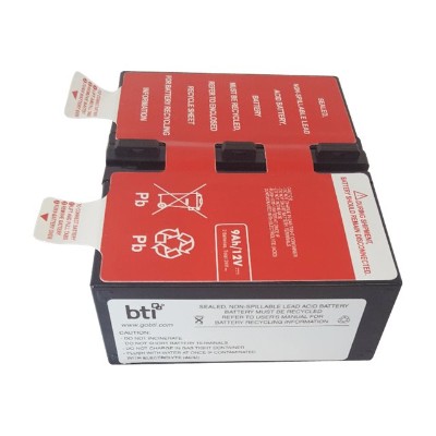 Battery Technology inc APCRBC124-SLA124 UPS battery - 1 x lead acid 9 Ah - for APC Back-UPS Pro 1300 Battery Technology inc APCRBC124-SLA124 UPS battery - 1 x lead acid 9 Ah - for APC Back-UPS Pro 1300