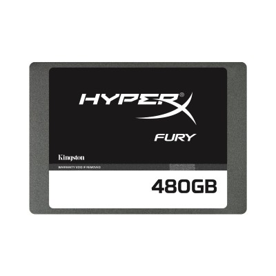 Kingston Digital SHFS37A 480G 480GB HyperX FURY SSD SATA 3 2.5 7mm height w Adapter