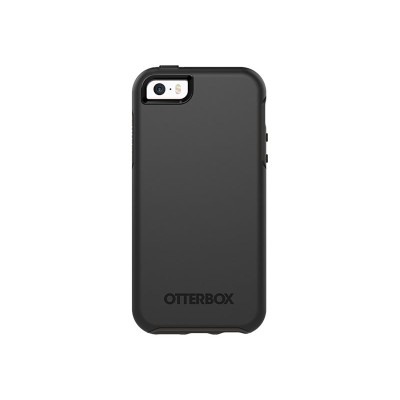 Otterbox 77 52958 Symmetry Series Back cover for cell phone polycarbonate synthetic rubber black for Apple iPhone 5 5s SE