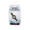 ZIP LINQ Retractable USB-A to Mini USB 5Pin M-M Cable