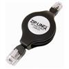 Zip-linq's uniquely designed retractable modem  telephone cable is a must for mobile PC users that require one of the most advance space saving technologies available.