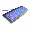 EluminX Keyboard  Silver Case with Sapphire Illumination
