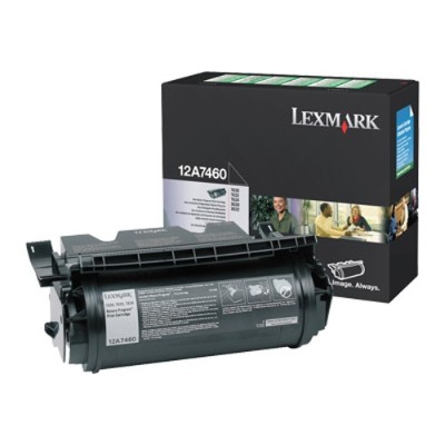 Lexmark 12A7460 Black original toner cartridge LRP for T630 632 634 634dtn 32 X630 632 634