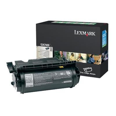 Lexmark 12A7469 Extra High Yield black original toner cartridge for label applications LRP for T632 634 634dtn 32 X632 634