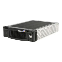 Professional 5.25in Aluminum ATA Hard Drive Mobile Rack w/ 2x 40mm Fan - storage mobile rack