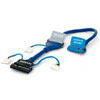 Integrates cables for neater appearance and superior cable management
