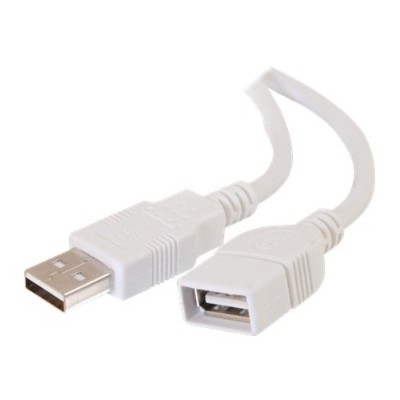 Cables To Go 19018 2m USB Extension Cable USB 2.0 A to A Black M F 6ft USB cable USB F to USB M 6.6 ft white
