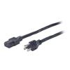 8 Ft. Power Cord 15A 120 V C13 to 5-15P