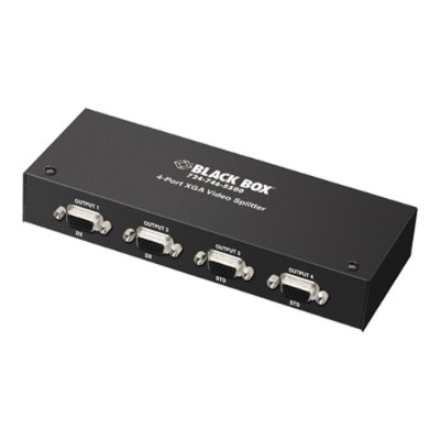 Black Box AC090A 4-Port XGA Video Splitter - Video splitter - desktop Black Box AC090A 4-Port XGA Video Splitter - Video splitter - desktop