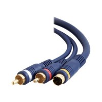 25FT CABLE S-VIDEO/AUDIO-4PIN/(2) RCA M