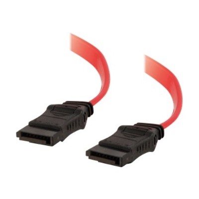 Cables To Go 10154 SATA cable SATA F to SATA F 3 ft translucent red