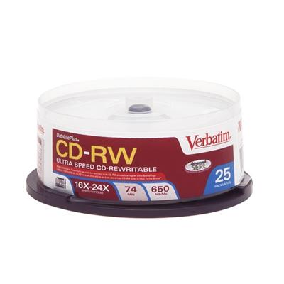 DataLifePlus CD-RW x 25 - 650 MB - storage media