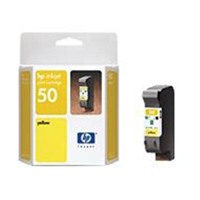 50 Yellow Inkjet Print Cartridge by HP