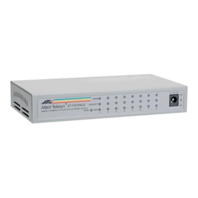 Allied Telesyn At-fs708le-10 At Fs708le - Switch - 8 X 10/100 - Desktop