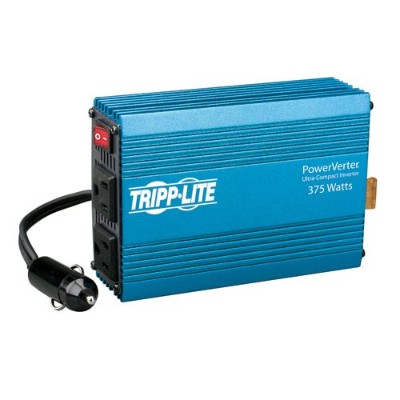 TrippLite PV375 375W PowerVerter Ultra Compact Car Inverter with 2 Outlets