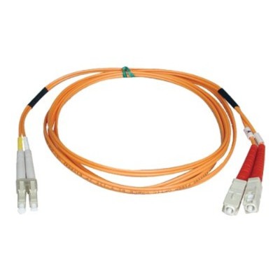 TrippLite N516 05M 5M Duplex Multimode 50 125 Fiber Optic Patch Cable LC SC 16 16ft 5 Meter Patch cable SC multi mode M to LC multi mode M 16.4 ft