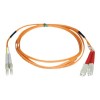 15 Meters Duplex Multimode 50/125 Fiber Optic Patch Cable LC-SC