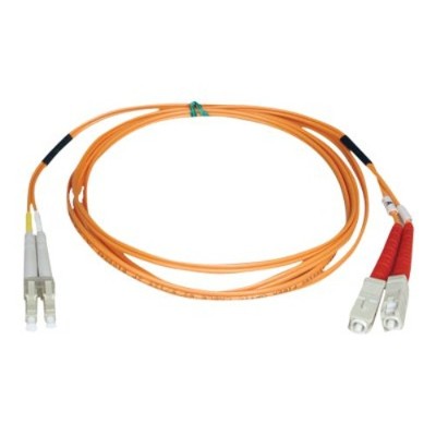 TrippLite N516 15M 15M Duplex Multimode 50 125 Fiber Optic Patch Cable LC SC 50 50ft 15 Meter Patch cable SC multi mode M to LC multi mode M 49 ft