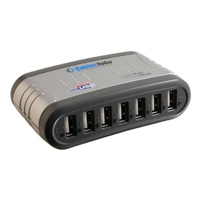 7-Port USB 2.0 Hub - hub - 7 ports - desktop